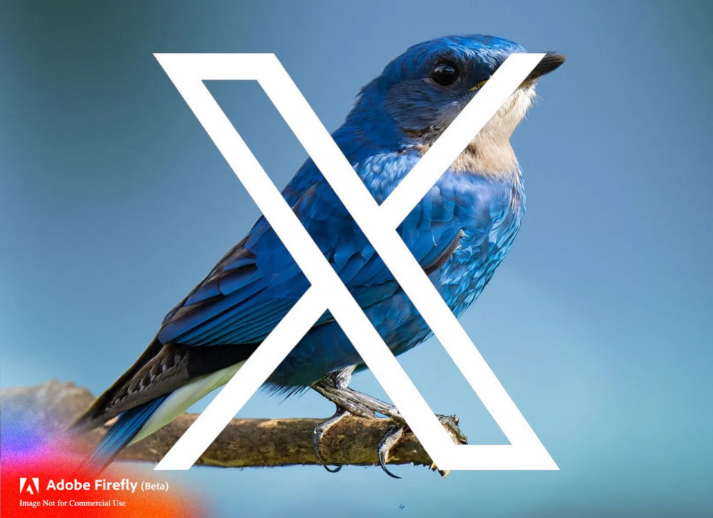 Nuovo logo X di Twitter